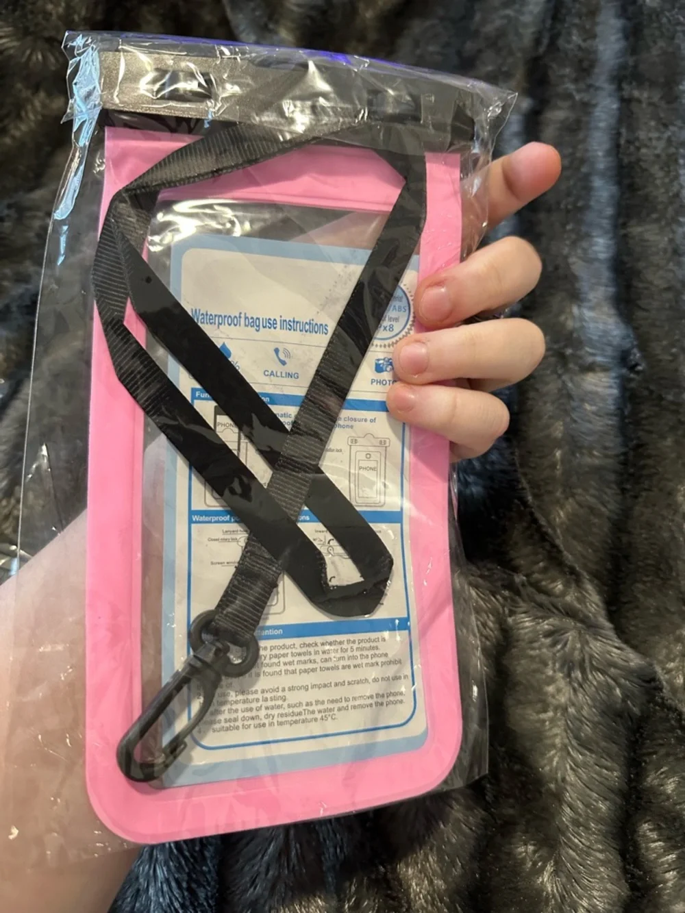 Pink Waterproof Phone Pouch for Cell Phones & Accessories Universal One Size